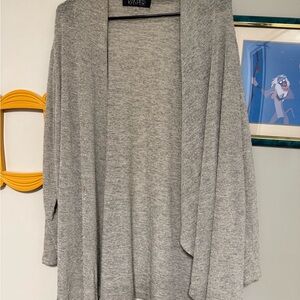 Kasper Gray and blue Women's Sweater cardigan